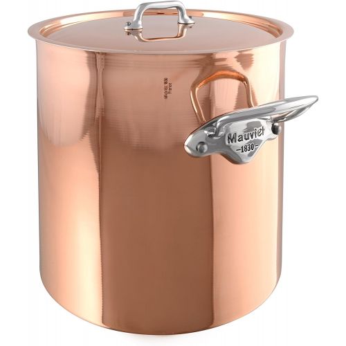  Mauviel Made In France MHeritage Copper 150s 6132.25 11.7-Quart Stock Pot with Tin Interior and cast Stainless Steel Handle