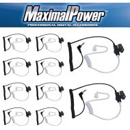 MaximalPower Maximalpower 3.5mm Surveillance Plug Coil Tube Earbud Audio Kit for Two-Way Radios RH617-1 N x 10 Pack