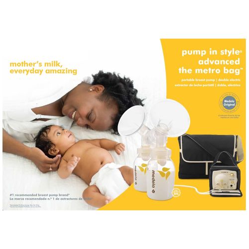 메델라 Visit the Medela Store [가격문의]Medela Pump in Style Advanced Breast Pump, Double Electric Breast Pump Kit, Portable Battery Pack, Stylish Microfiber Messenger Bag, Removable Cooler, Contoured Ice Pack, Bot