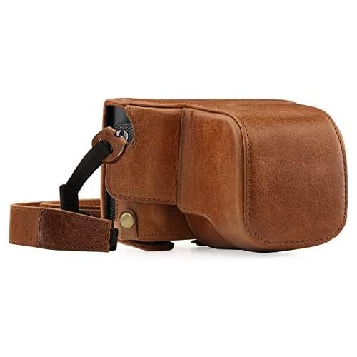  Visit the MegaGear Store Megagear MG1403 Leica Q-P, Q (Typ 116) Ever Ready Genuine Leather Camera Case and Strap, with Battery Access, Brown