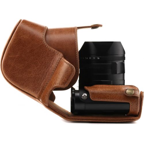  Visit the MegaGear Store Megagear MG1403 Leica Q-P, Q (Typ 116) Ever Ready Genuine Leather Camera Case and Strap, with Battery Access, Brown