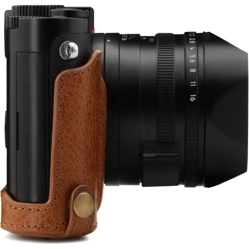  Visit the MegaGear Store Megagear MG1403 Leica Q-P, Q (Typ 116) Ever Ready Genuine Leather Camera Case and Strap, with Battery Access, Brown