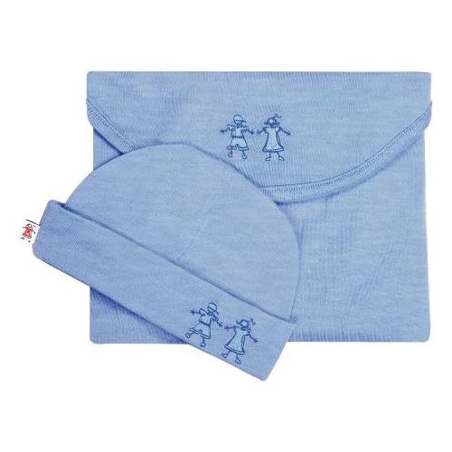  Visit the Merino Kids Store Cocooi Babywrap Merino Baby Swaddle and Beanie Set, for Newborn Babies