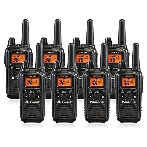  Midland LXT600VP3 FRSGMRS 2-Way Radio Up to 26-Miles 36 Channels 8 PACK