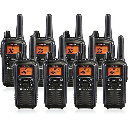  Midland LXT600VP3 FRSGMRS 2-Way Radio Up to 26-Miles 36 Channels 8 PACK