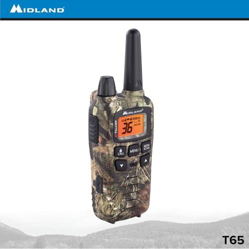  Midland - X-TALKER T61VP3, 36 Channel FRS Two-Way Radio - Up to 32 Mile Range Walkie Talkie, 121 Privacy Codes, & NOAA Weather Scan + Alert (Pair Pack) (BlackYellow)