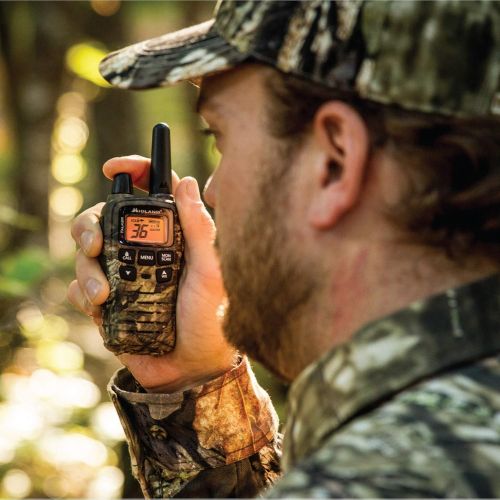  Midland - X-TALKER T61VP3, 36 Channel FRS Two-Way Radio - Up to 32 Mile Range Walkie Talkie, 121 Privacy Codes, & NOAA Weather Scan + Alert (Pair Pack) (BlackYellow)