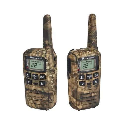  Midland - X-TALKER T31VP, 22 Channel FRS Walkie Talkie - Up to 26 Mile Range Two-Way Radio, 38 Privacy Codes, & NOAA Weather Alert (3 Pack) (BlackRed)