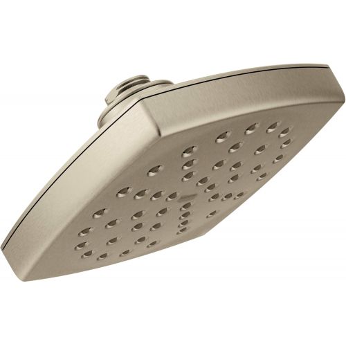  Visit the Moen Store Moen S6365BN Voss 6 Single-Function Rainshower Showerhead with Immersion Technology at 2.5 GPM Flow Rate, Brushed Nickel