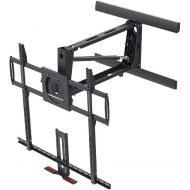 Monoprice Above Fireplace Pull-Down Full-Motion Articulating TV Wall Mount Bracket - For TVs 55in to 100in Max Weight 154lbs VESA Patterns Up to 800x400 Rotating Height Adjustable