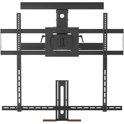  Monoprice Above Fireplace Pull-Down Full-Motion Articulating TV Wall Mount Bracket - For TVs 55in to 100in Max Weight 154lbs VESA Patterns Up to 800x400 Rotating Height Adjustable