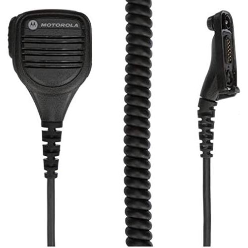 모토로라 Motorola Original PMMN4025 PMMN4025A IMPRES Remote Speaker Microphone w 3.5mm Audio Jack for MotoTurbo XPR6300, XPR6350, XPR6380, XPR6500, XPR6550, XPR6580