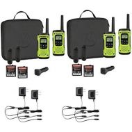 Motorola Talkabout T605 Two-Way Radios  Walkie Talkies - Rechargeable & Fully Waterproof 4 PACK