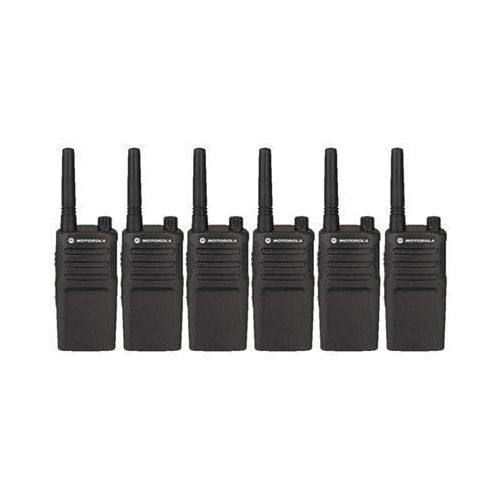 모토로라 6 Pack of Motorola RMM2050 Two way Radio Walkie Talkies