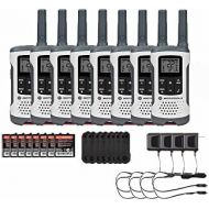 Motorola T260 Rechargeable Two-Way Radios  Walkie Talkies 8-PACK Brand New Sealed