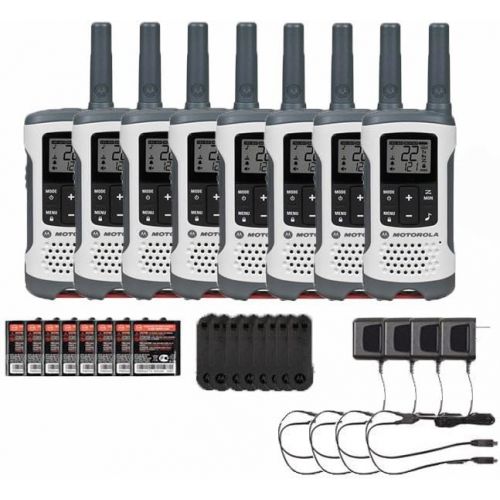 모토로라 Motorola T260 Rechargeable Two-Way Radios  Walkie Talkies 8-PACK Brand New Sealed