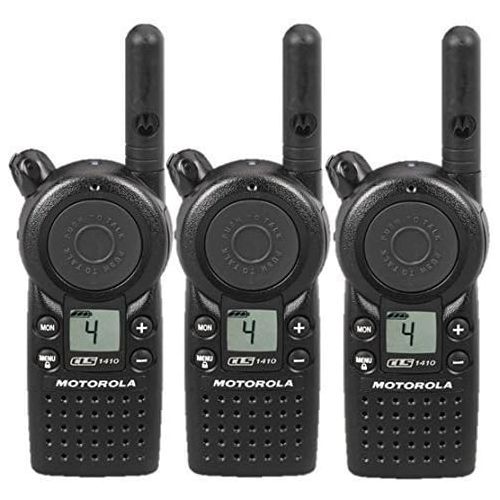 모토로라 3 Pack of Motorola CLS1410 Two way Radio Walkie Talkies (UHF)