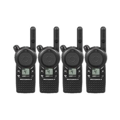 모토로라 4 Pack of Motorola CLS1410 Two Way Radio Walkie Talkies (UHF)