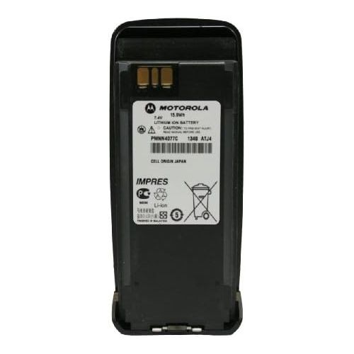 모토로라 Motorola Original PMNN4077 PMNN4077C IMPRES Li-ion 7.4V 2240mAh Battery - Compatible with XPR6100 XPR6300 XPR6350 PR6380 XPR6500 XPR6550