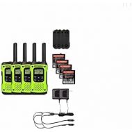 Motorola FRSGMRS T600 Two-Way Radios  Walkie Talkies - Rechargeable & Fully Waterproof 4 PACK