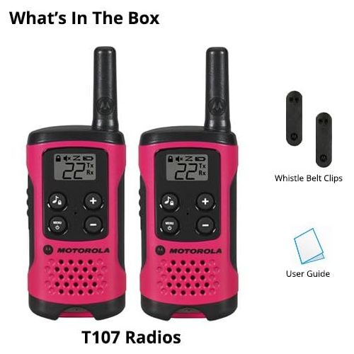 모토로라 Motorola T107 Talkabout Radio, 4 Pack