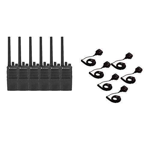 모토로라 6 PACK Motorola RMV2080 Business Two-Way Radios Walkie Talkies w Speaker Mics