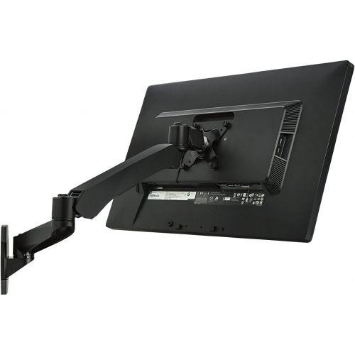  Mount-It! Computer Monitor Wall Mount for 13”  27” Screen Sizes, Height Adjustable, Full Motion, VESA 75x75 mm and 100x100 mm, Black (MI-35114)