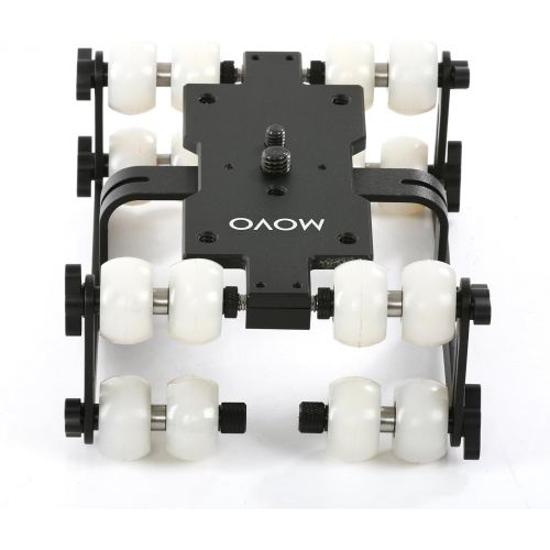  Movo Photo MV-WS100 39 Carbon Fiber Rail Slider System with 8-Bearing Camera Platform