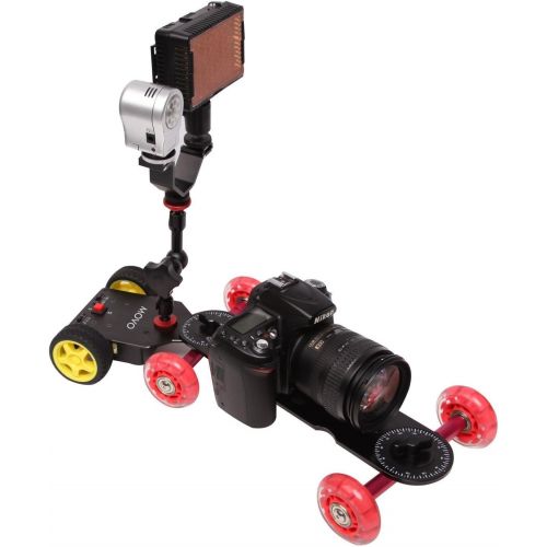  Movo Photo DMA100 Motorized Push CartTrailer for Table Top Video Camera Skater Dollies