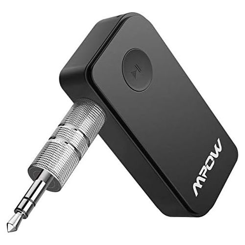  Mpow 044 Bluetooth 5.0 Receiver, Wireless Car Audio Adapter, Bluetooth Car Kit, 10 Hours Battery Life, for Music, Hands-Free Call, Wired Headphones, Speaker, Car Stereo System: Pat