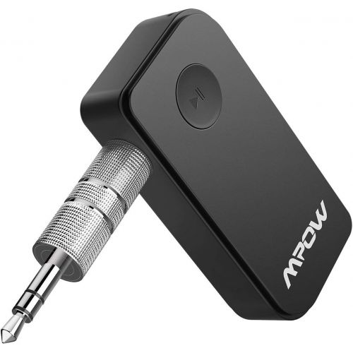  Mpow 044 Bluetooth 5.0 Receiver, Wireless Car Audio Adapter, Bluetooth Car Kit, 10 Hours Battery Life, for Music, Hands-Free Call, Wired Headphones, Speaker, Car Stereo System: Pat