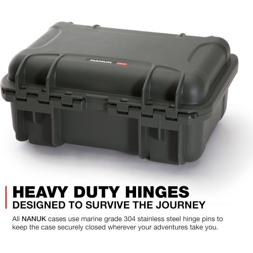  Nanuk 915 Waterproof Hard Case with Padded Dividers - Black