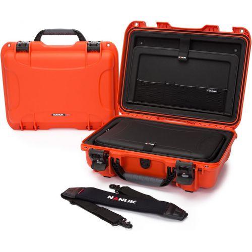  Nanuk 923 Waterproof Hard Case with Laptop Insert Kit - Orange