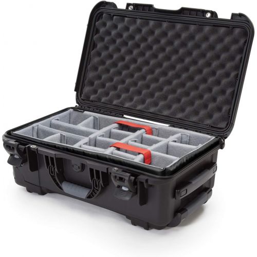  Nanuk 935 Waterproof Hard Case with Wheels and Padded Divider - Black