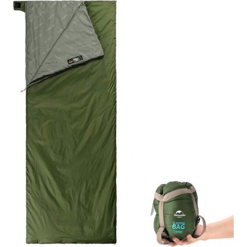  Naturehike Camping Sleeping Bags Hiking Sleeping Bag with a Carrying Bag Lightweight Waterproof Compact for Temperatures 59 F to 68 F