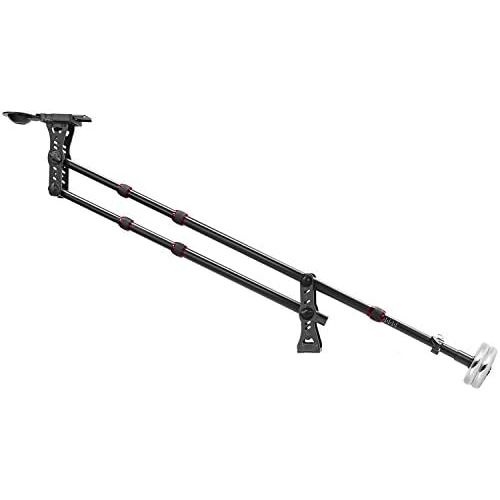 니워 Neewer 70 inches177 Centimeters Aluminum Alloy Jib Arm Camera Crane with 14 and 38-inch Quick Shoe Plate, Counter Weight for DSLR Video Cameras，Load up to 8 kilograms17.6 pound