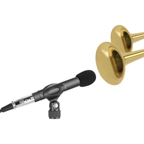 니워 Neewer 2-Pack Pencil Stick Condenser Microphone with Interchangeable Omni, Cardioid and Super Cardioid Capsules, Foam Windscreens, Mic Clip and Portable Carrying Case for Acoustic