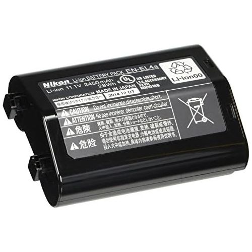  Nikon EN-EL4a Rechargeable Li-Ion Battery for MB-D10 Battery Pack and Nikon D2 and D3 Digital SLR Cameras - Retail Packaging