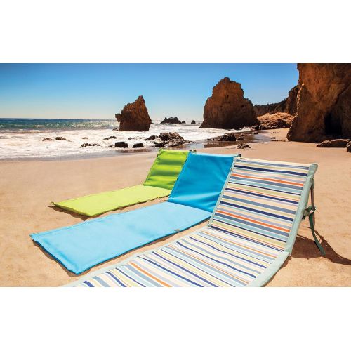  ONIVA - a Picnic Time brand ONIVA - a Picnic Time Brand Beachcomber Portable Beach Mat, Blue