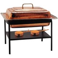 Old Dutch 21x16x19 Copper-Plated Chafing Dish, 8 Qt