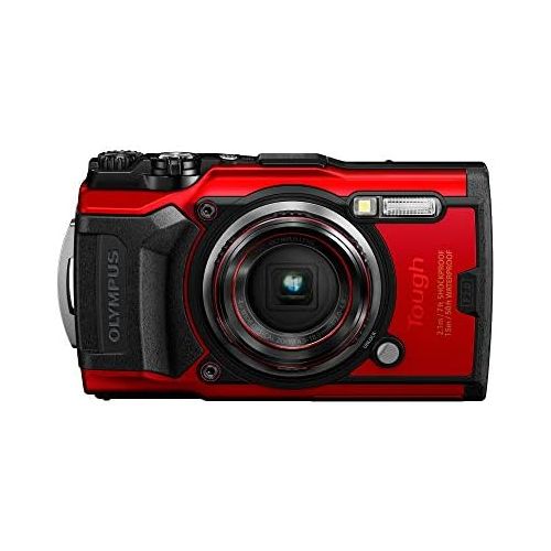  [아마존베스트]Olympus Tough TG-6 Waterproof Camera, Red