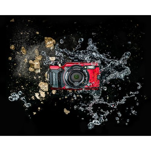  [아마존베스트]Olympus Tough TG-6 Waterproof Camera, Red