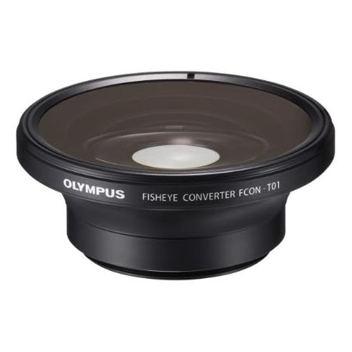  Olympus Fisheye Tough Lens Pack (lens and adapter) for TG-1  2  3  4 and TG-5 Cameras (Black with Red Adapter)