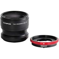 Olympus Telephoto Tough Lens Pack (lens and adapter) for TG-1  2  3  4 and TG-5 Cameras (Black with Red Adapter)