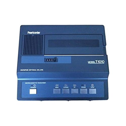  Olympus Pearlcorder Transcriber Transcription Machine Microcassette T1010