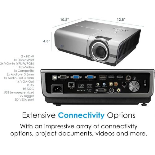  Optoma EH500 1080p 4700 Lumens 3D DLP Network Projector with HDMI