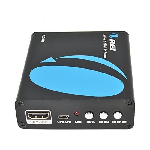  Orei XD-940 RCAS-Video to NTSC 4K HDMI 5060 Hz Multi-System Digital Audio Video Converter, Dual Voltage