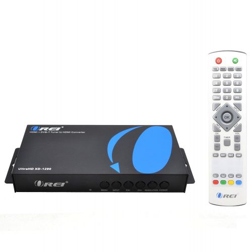  Orei OREI XD-1290 4K PAL HDMI to NTSC HDMI Video Converter Built in Digital DVB-T TV Tuner - Change Channels - Worldwide Voltage