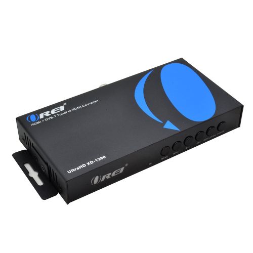  Orei OREI XD-1290 4K PAL HDMI to NTSC HDMI Video Converter Built in Digital DVB-T TV Tuner - Change Channels - Worldwide Voltage