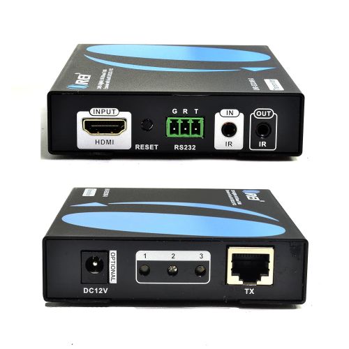  Orei OREI UltraHD HDMI Extender 18G HDBaseT Over Single CAT5eCAT6 Cable 4K @ 60Hz Upto 230FT With Dual IR Remote 1080P Upto 330 Ft - Power Over Cable - RS-232 - Zero Latency